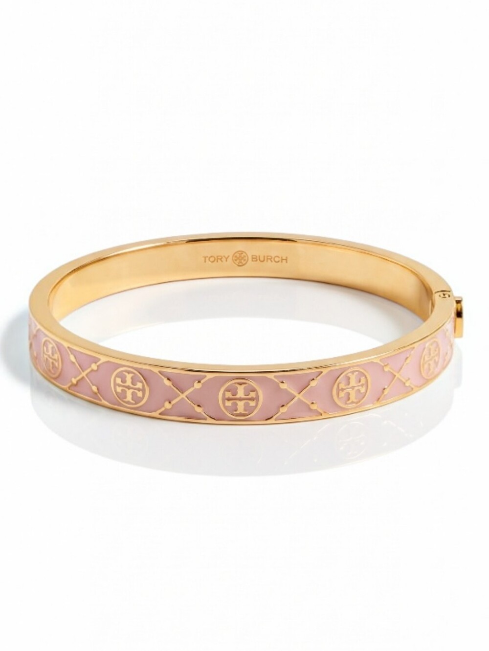 Tory Burch Icon T Monogram Hinge Bracelet
